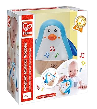 Amazon.co.jp: Hape(ハペ) おきあがりペンギン E0331A : 本