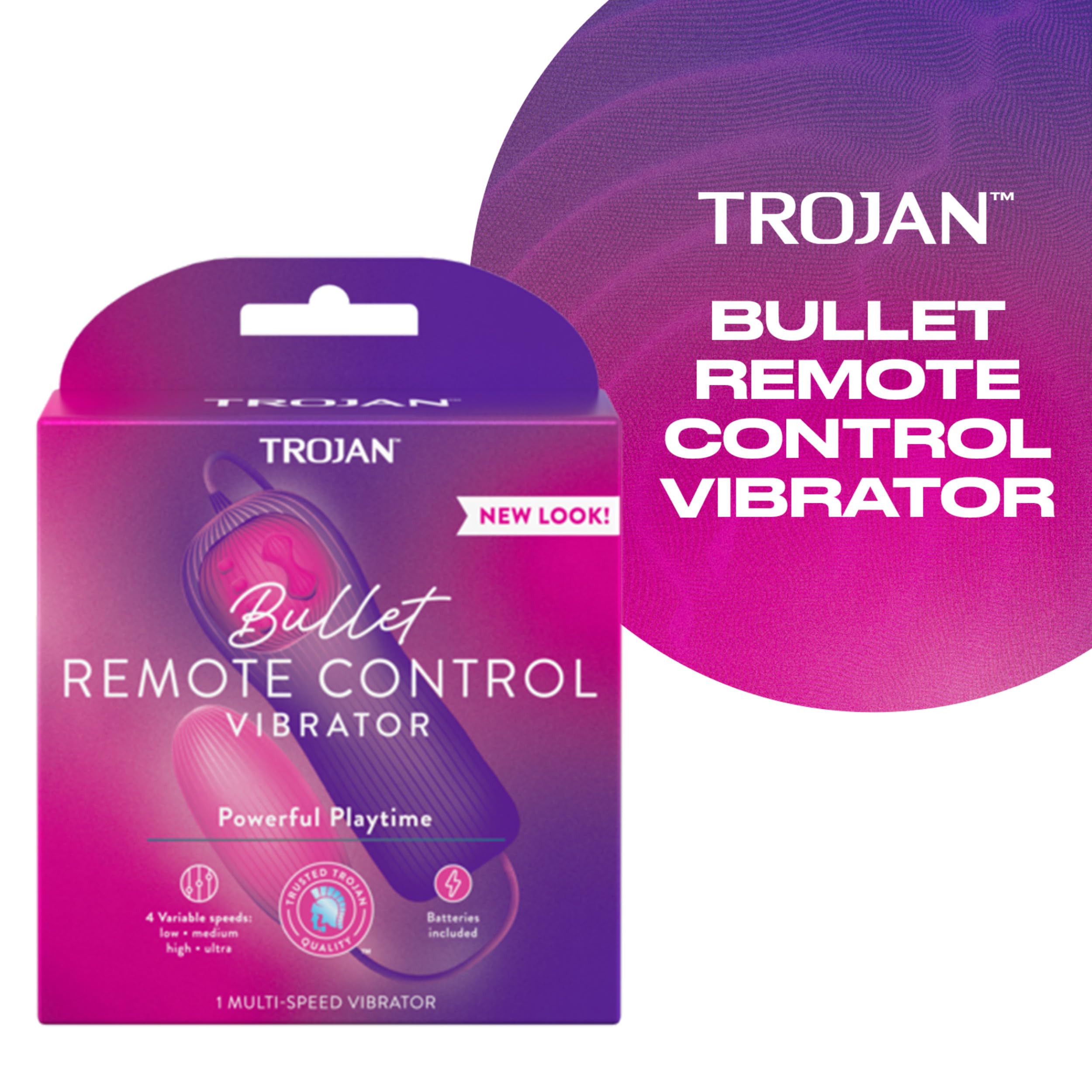 Amazon.com: Trojan Vibrations Vibrating Bullet Personal Massager : Health &  Household