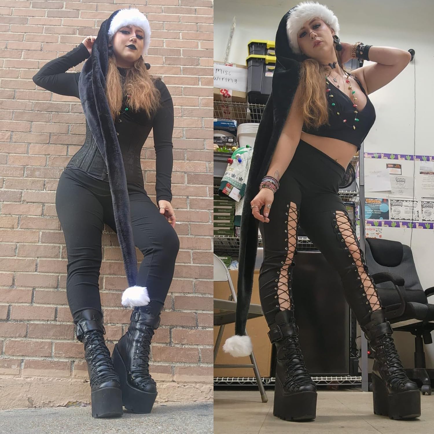 5 Feet Long Christmas Santa Hat,Extra Long Novelty Xmas Holiday Santa Claus Hat for New Year Party Headwear - Image 6