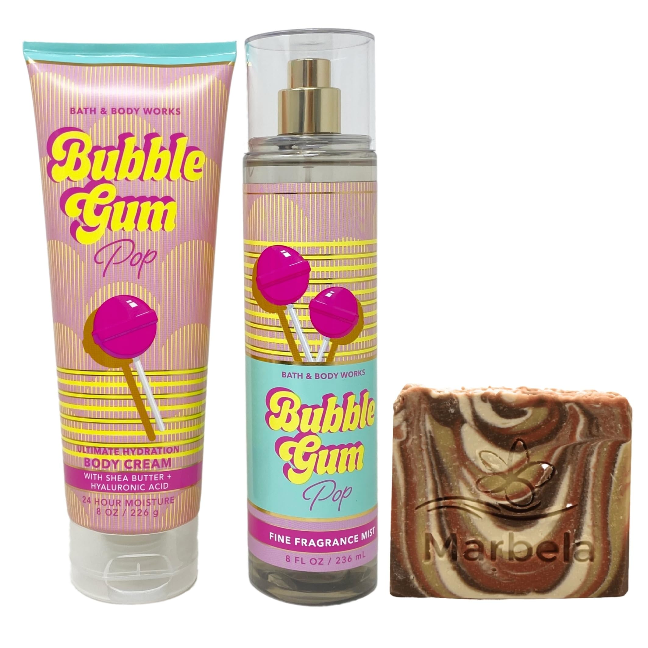 Amazon.com: Bath & Body Works Bubble Gum Pop Body Cream and
