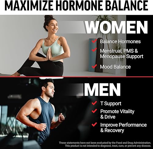 Miniatura 3 de FORCE FACTOR DIM Max, suplemento DIM de 400 mg, equilibrio de estrógeno para mujeres y hombres, extra fuerza para el acné hormonal, metabolismo,