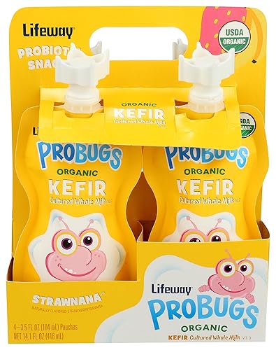 LIFEWAY KEFIR PRO ORG STRWNAN 4P 14 onzas