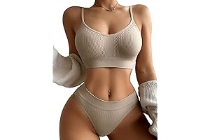 SweatyRocks Women's Comforting Thong Lingerie Set