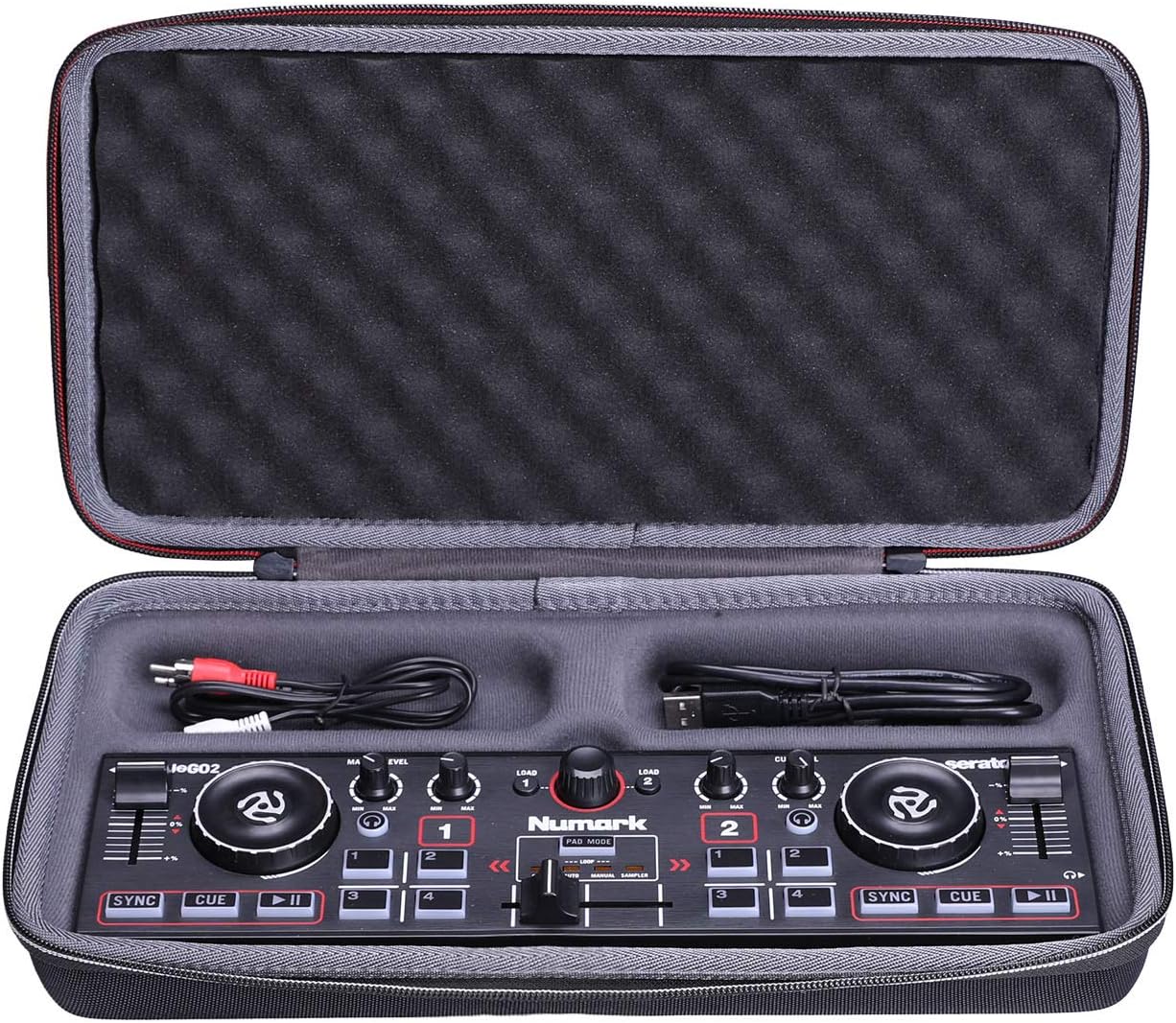XANAD Hard Case Compatible for Numark DJ2GO2 Touch or Numark DJ2GO2 DJ
