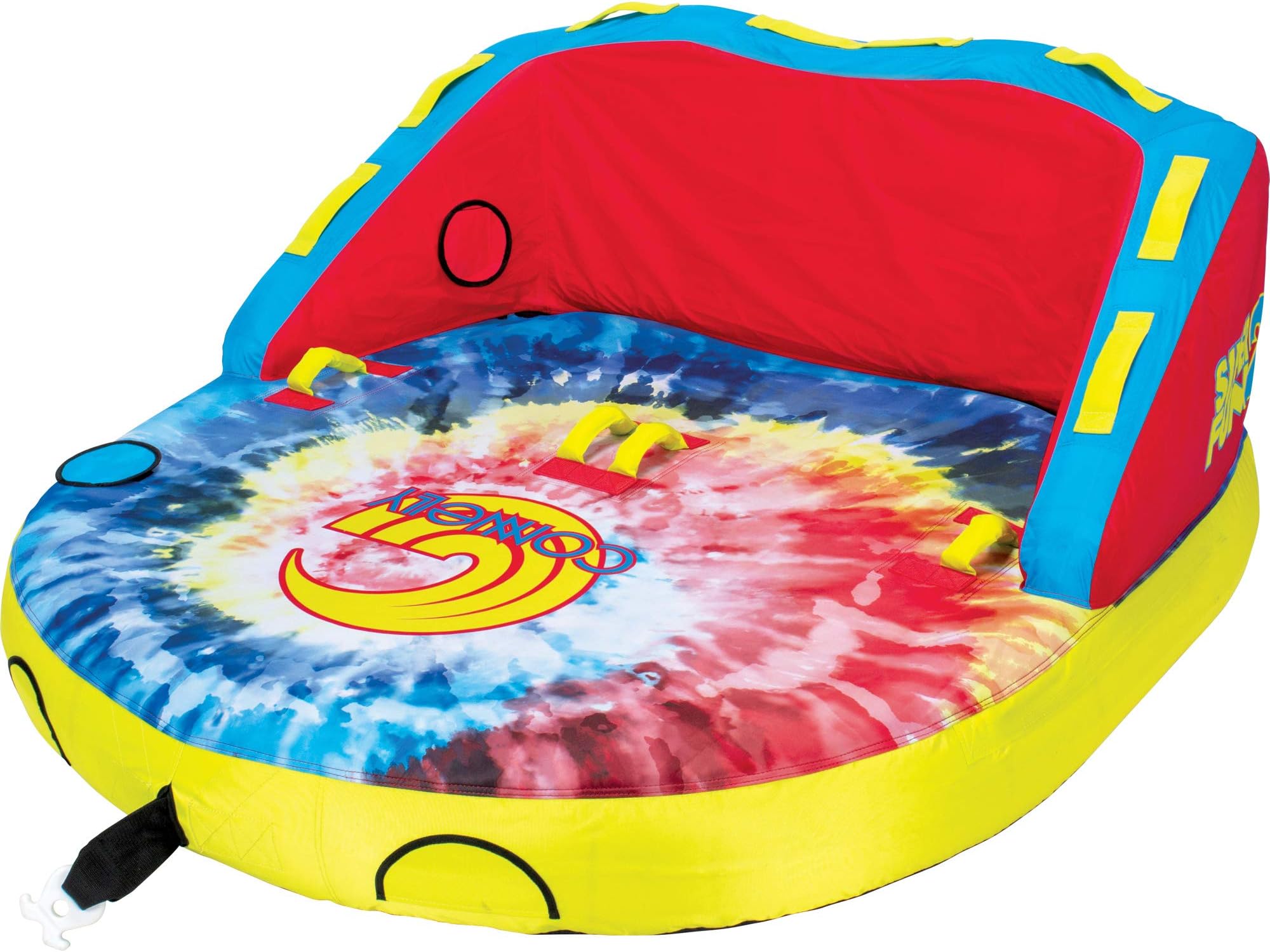 Connelly CWB Super Fun 2 Towable Tube, red/Blue/Yellow, One Size