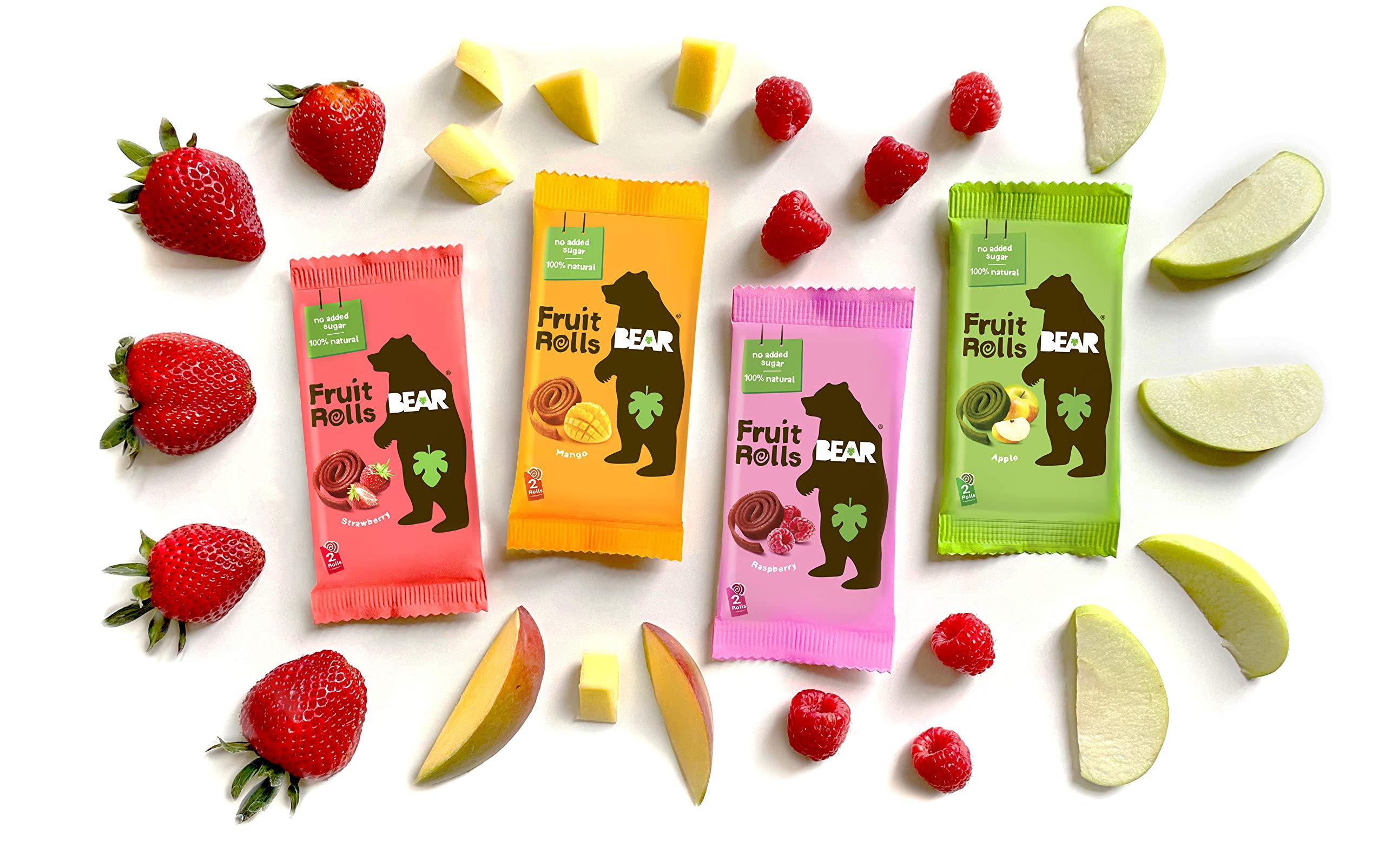 Bear Yoyo 100 Percent Fruit Rolls Apple 20 g (Pack of 18)