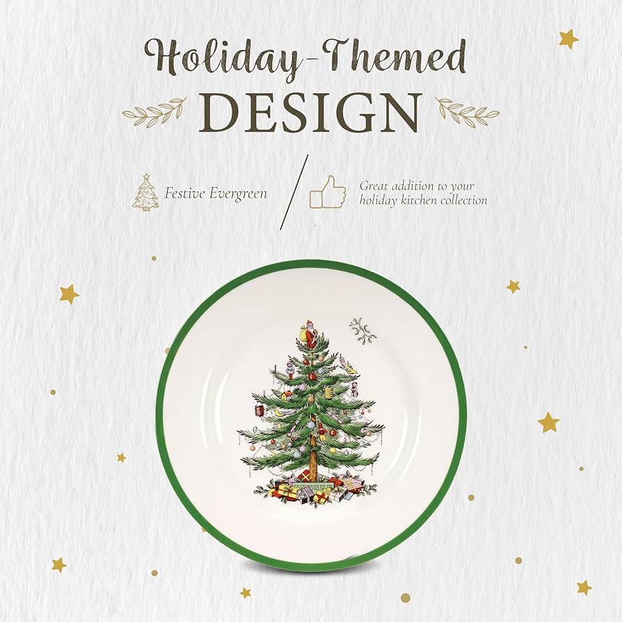 Amazon.co.jp: Spode クリスマスツリー 10.5インチ ディナープレート