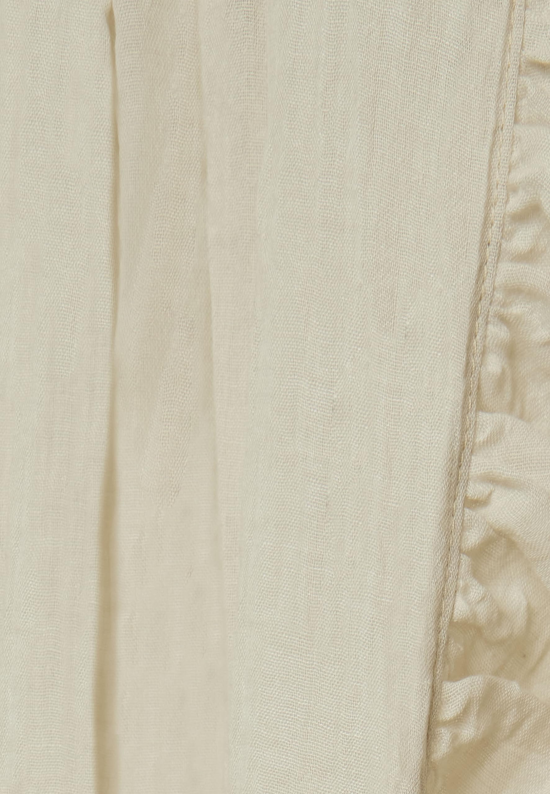 Jollein Baldachim Vintage Ruffle Nougat - wysokość 245 cm - baldachim do łóżeczka dziecięcego - beżowy