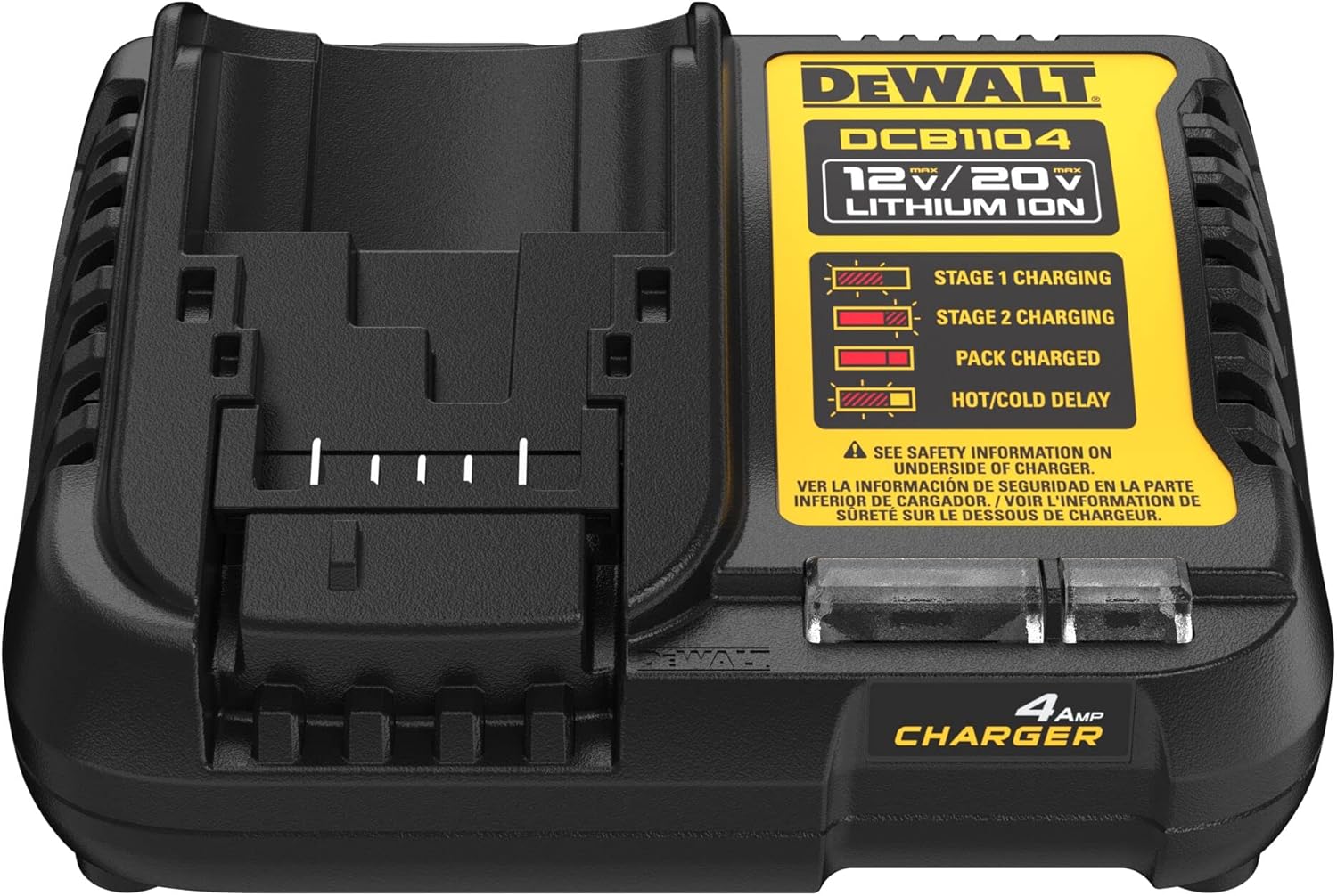 DEWALT 12V MAX/20V MAX Lithium Ion Battery Charger