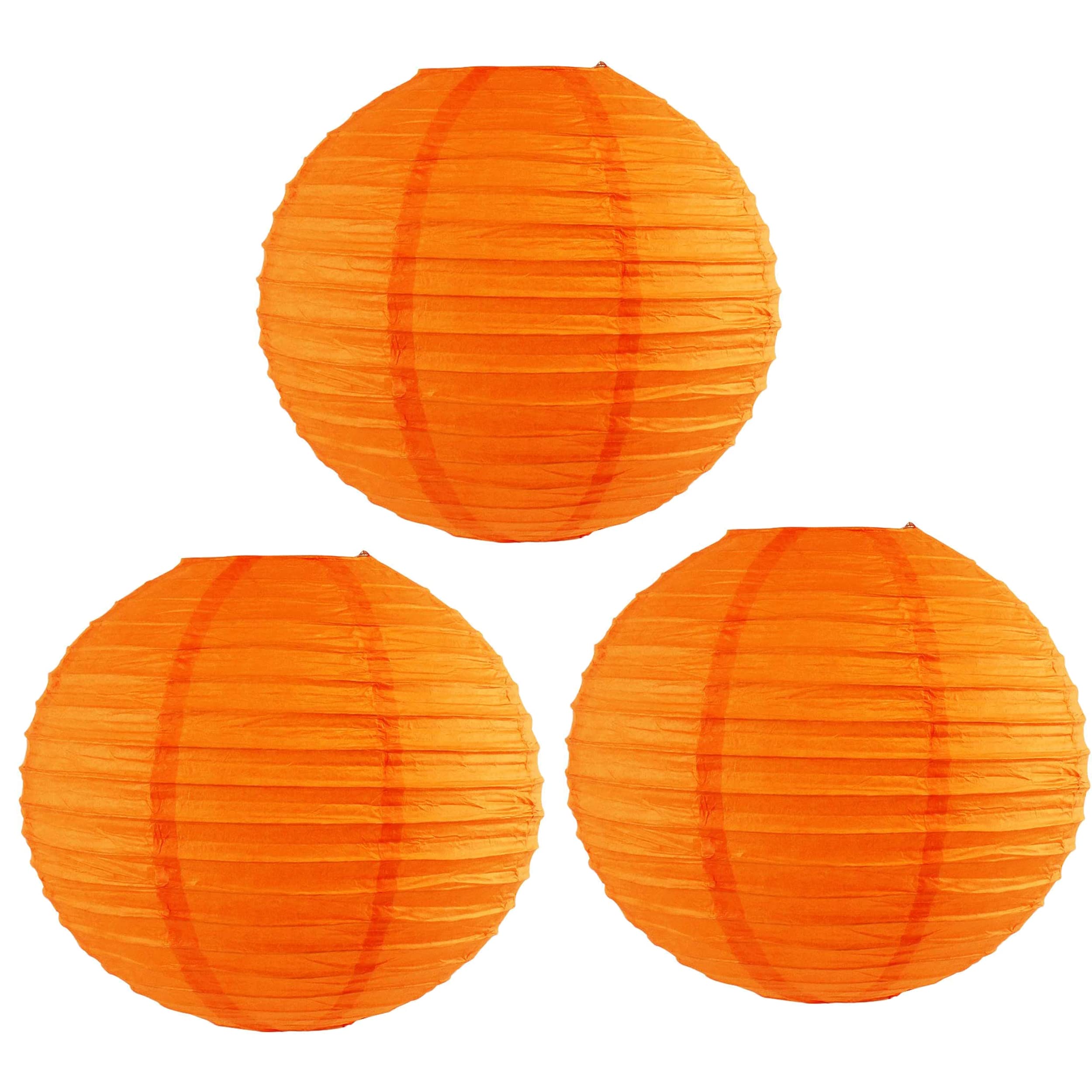 Forty Wings Set of 3 Orange Hanging Round Paper Lantern for Halloween Wedding Newyear Christmas Birthday Diwali Home Outdoor Indoor Decoration (B0BHQQTPDM) Amazon Price History, Amazon Price Tracker