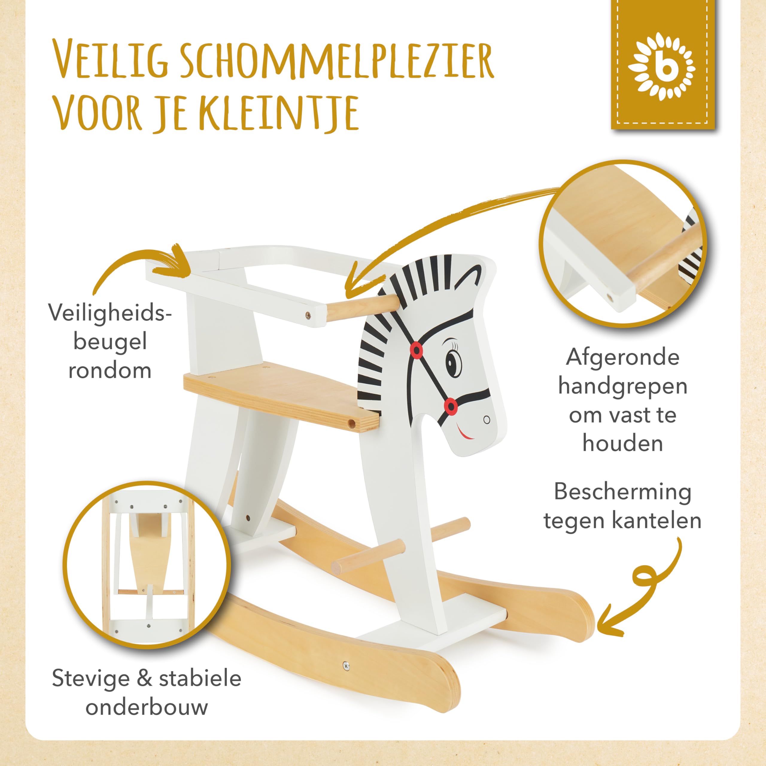 Babyschommel Luxe Premium Paars/limoen groen - De Bruine Speeltoestellen