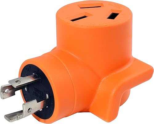 AC funciona wdl14301050 30Amp 4-Prong L1430P Generador enchufe de bloqueo a 1050R 50Amp 125250volt soldador adaptador