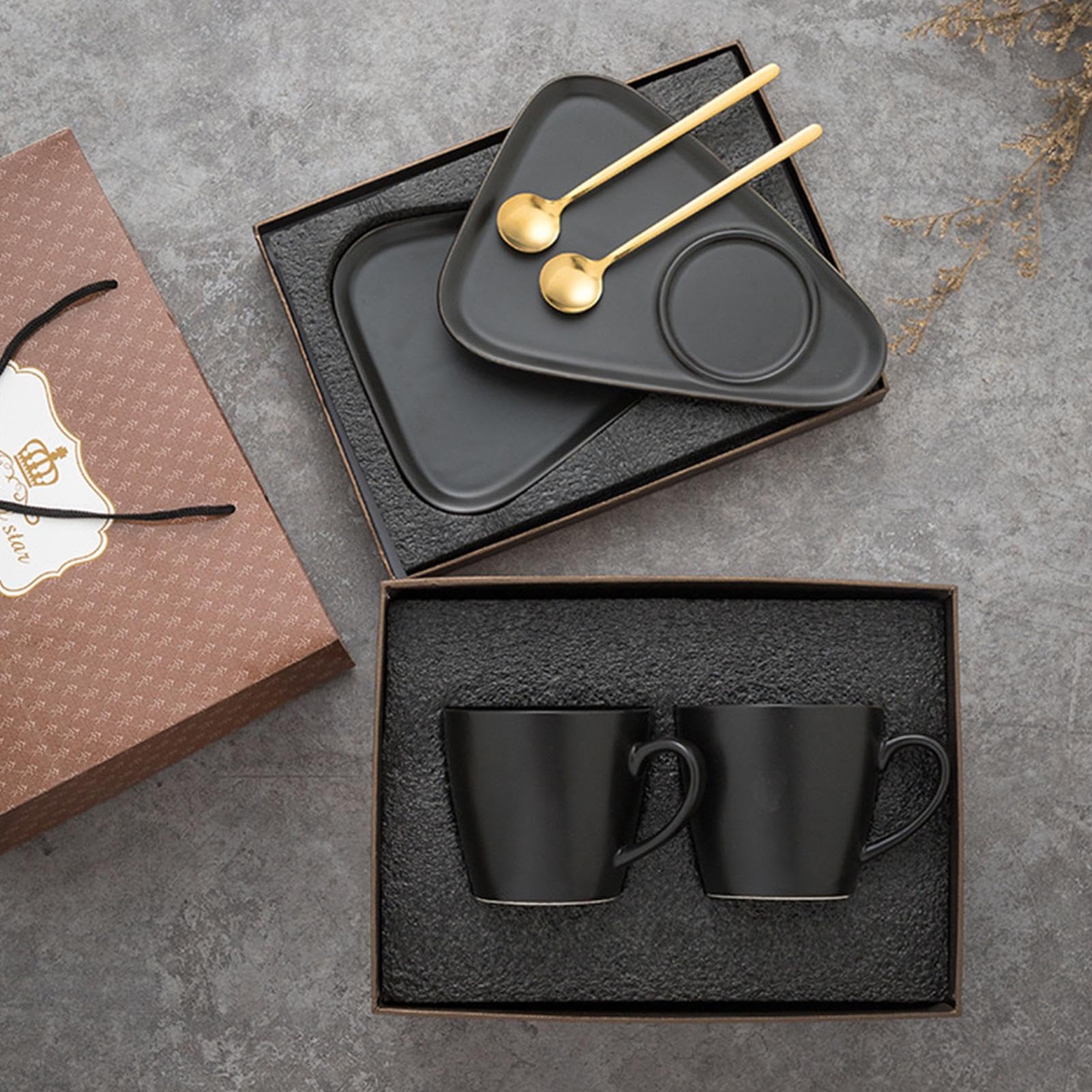 Tazas De Café Expreso,Juego De Tazas De Capuchino Tazas de café expreso | Tazas Demitasse para novia, esposa, amiga, hermana, hija