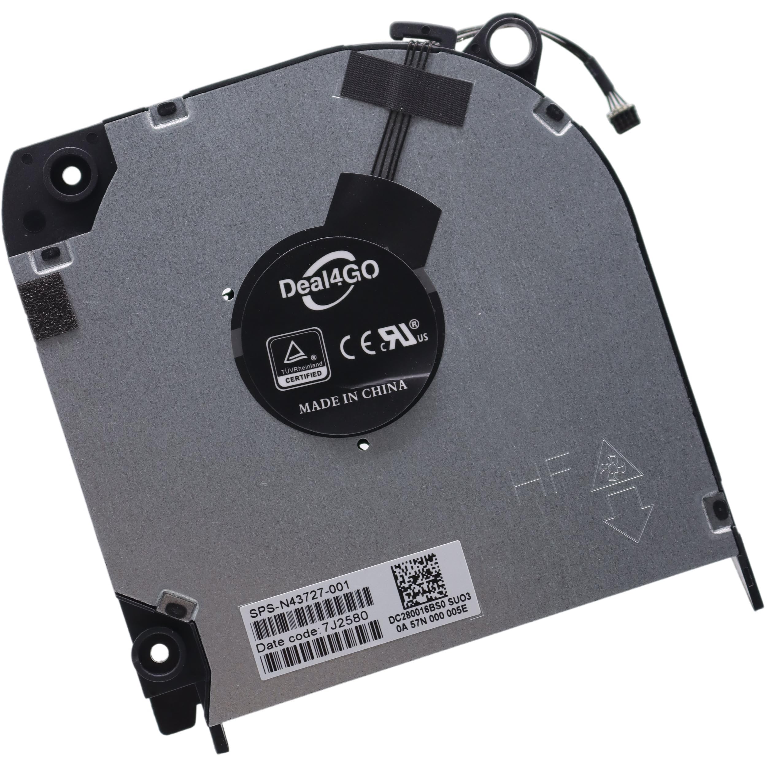 80W 12V GPU Graphics Cooling Fan N43727-001 Replacement for HP Omen 16-U 16-U1047NR with RTX 4060 4070 Graphics