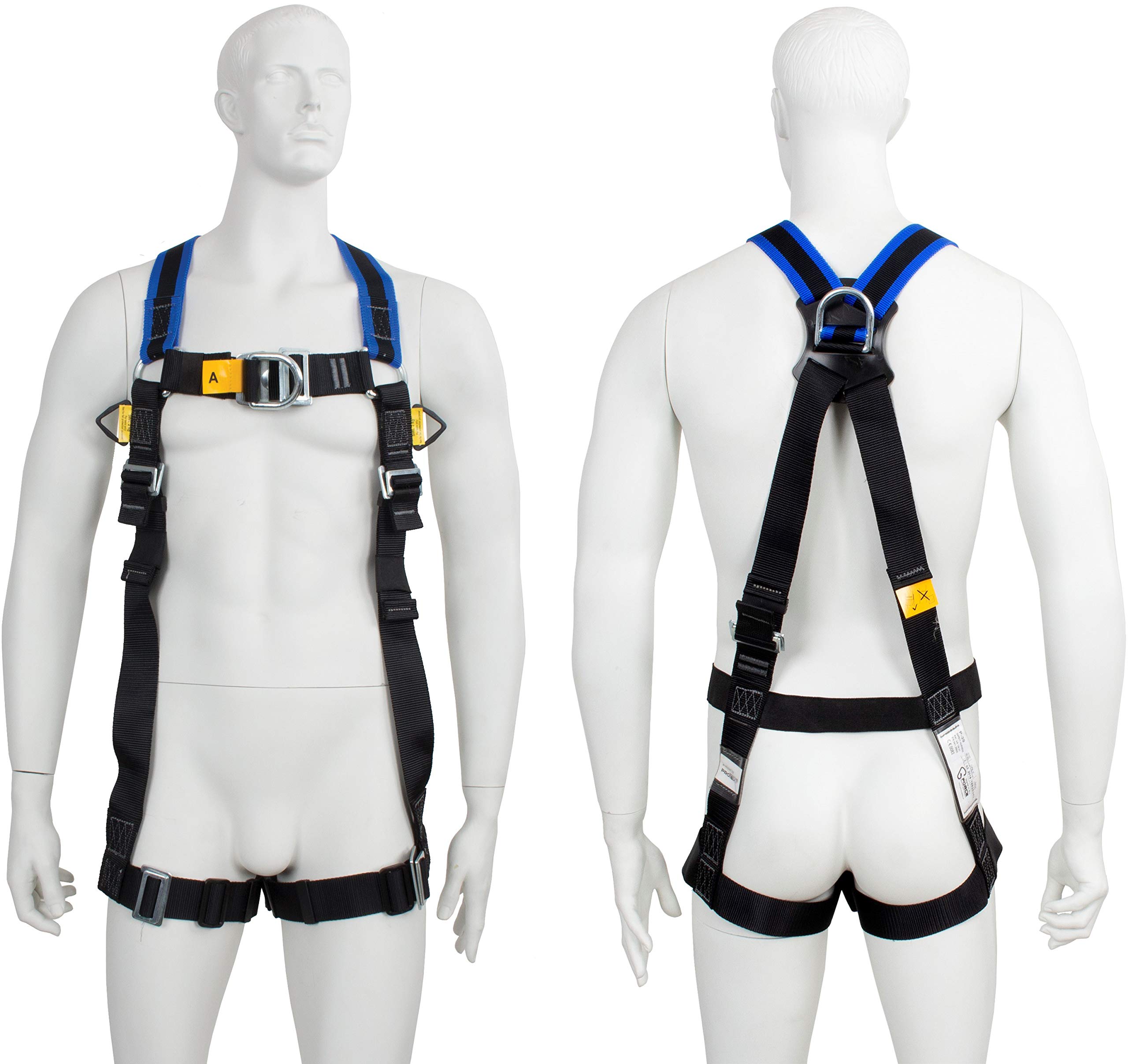 G-Force P39 Premium 2 Point Full Body Adjustable Fall Arrest Protection Construction Safety Harness 140kg