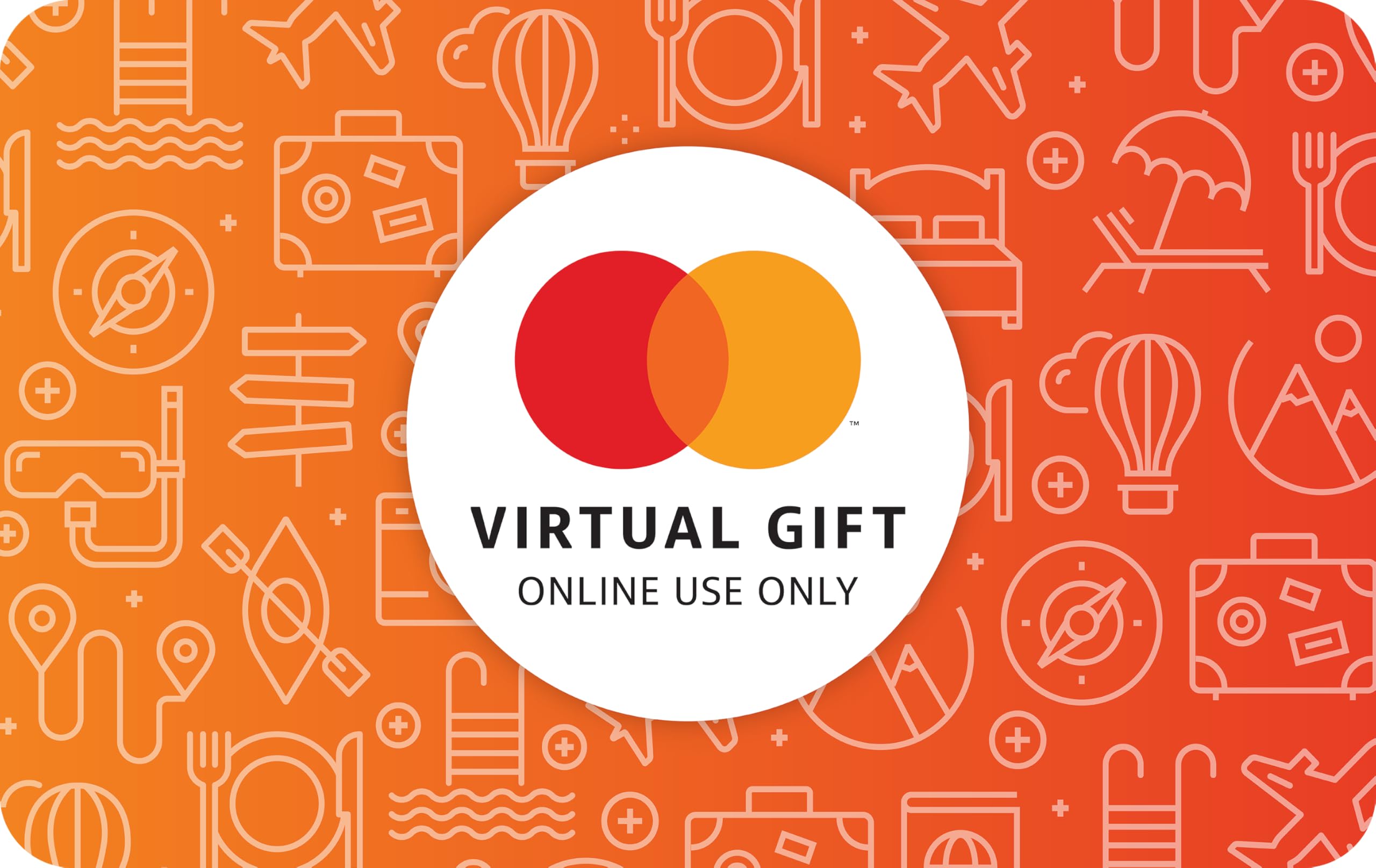 Mastercard Virtual $200 eGift Card (plus $6.95 purchase fee) – For Online Use Only: 200 Travel