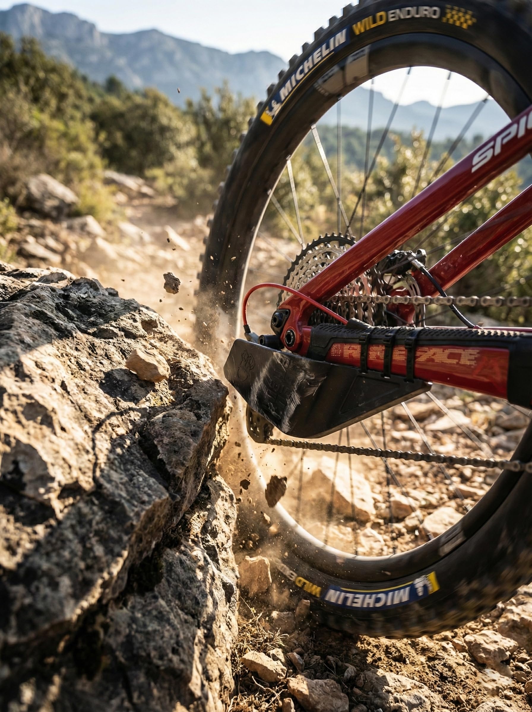 Protezione per il cambio MTB | Alta resistenza per terreni estremi | Protezione deragliatore compatibile con mountain bike