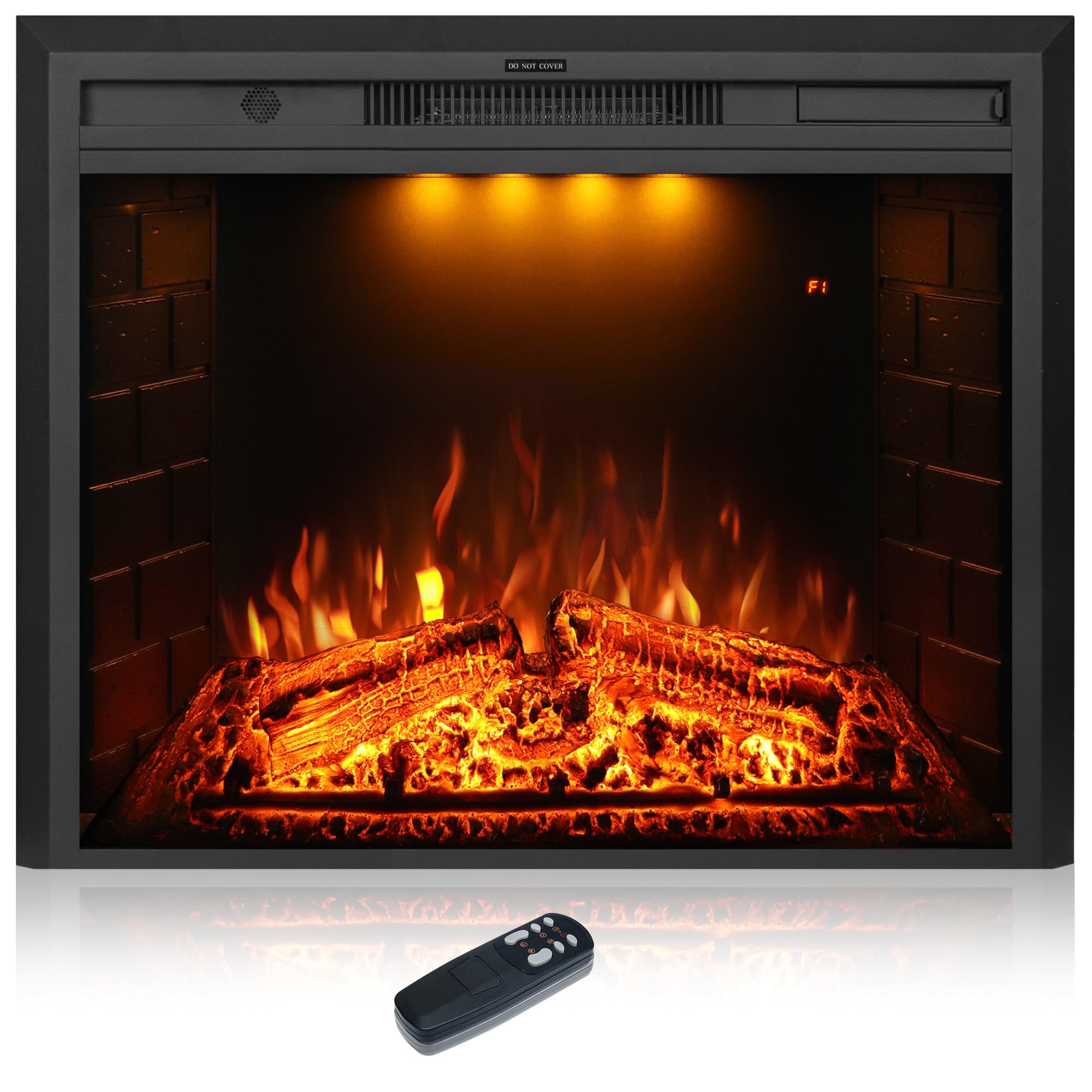 Dreamflame 30-inch Electric Fireplace with remote control