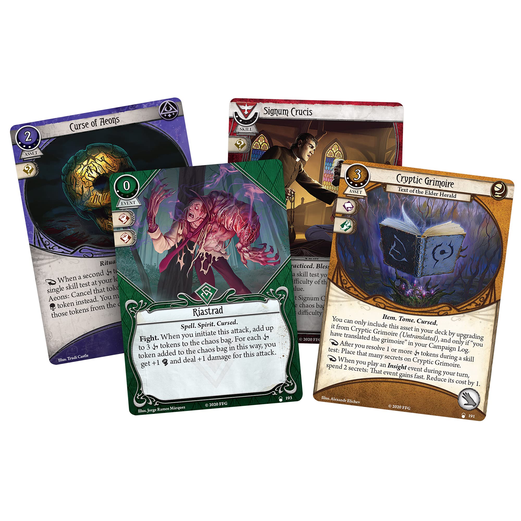 Amazon.com: Arkham Horror The Card Game Horror in High Gear Mythos Pack |  Horror Game | Mystery Game | Cooperative Card Game | Ages 14+ | 1-2 Players 