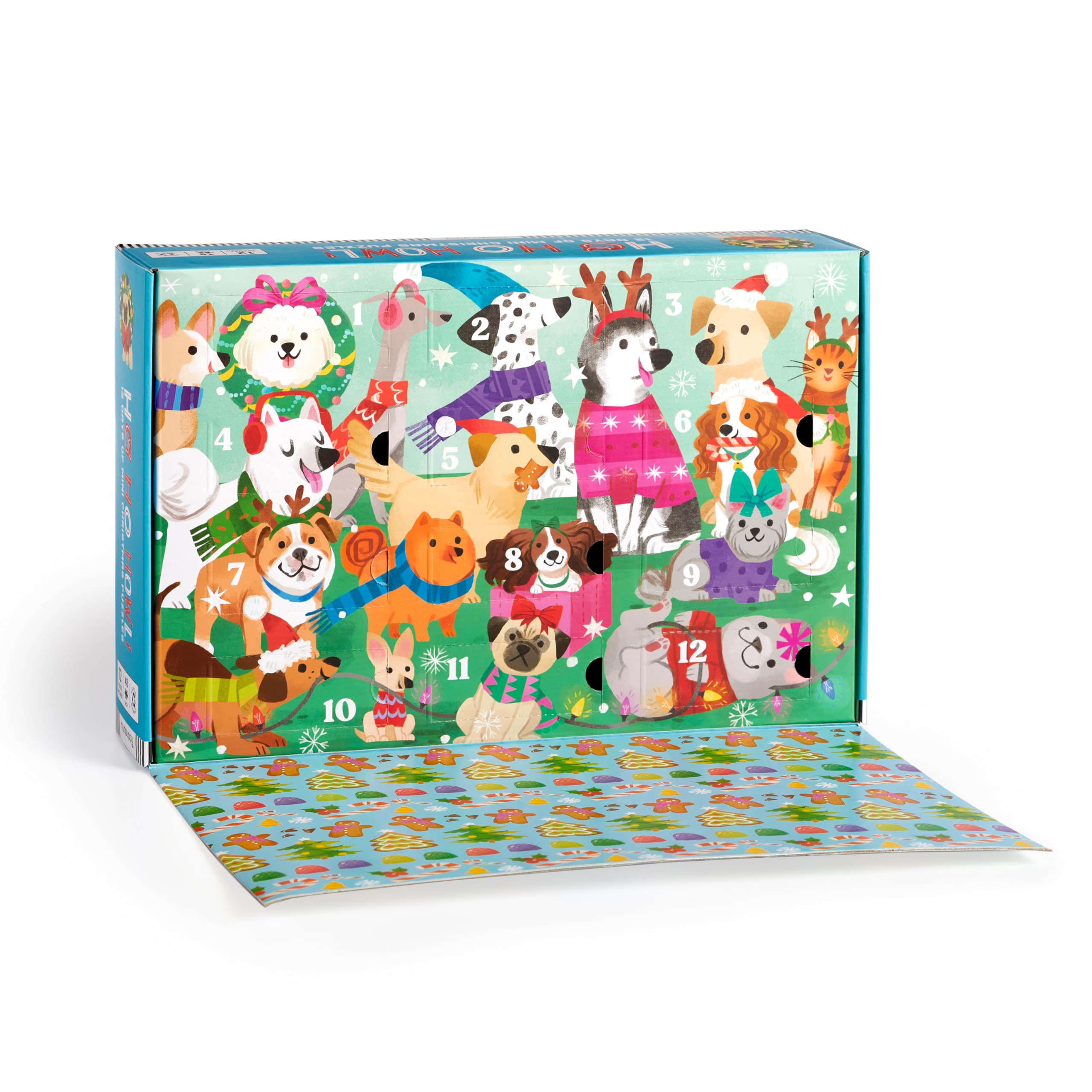 Mudpuppy Ho Ho Howl! - 12 Days of Puzzles Featuring 12 Paw-some 48 Piece Mini Jigsaw Puzzles Of Adorable Puppies Celebrating Christmas! - Image 4