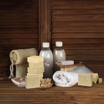 Anatolia Soap 1978 Mysia Collection Donkey Milk Soap consists of Natural Vegetable Oils, Cleanses the Skin and Purifies Dirt. 125gr.