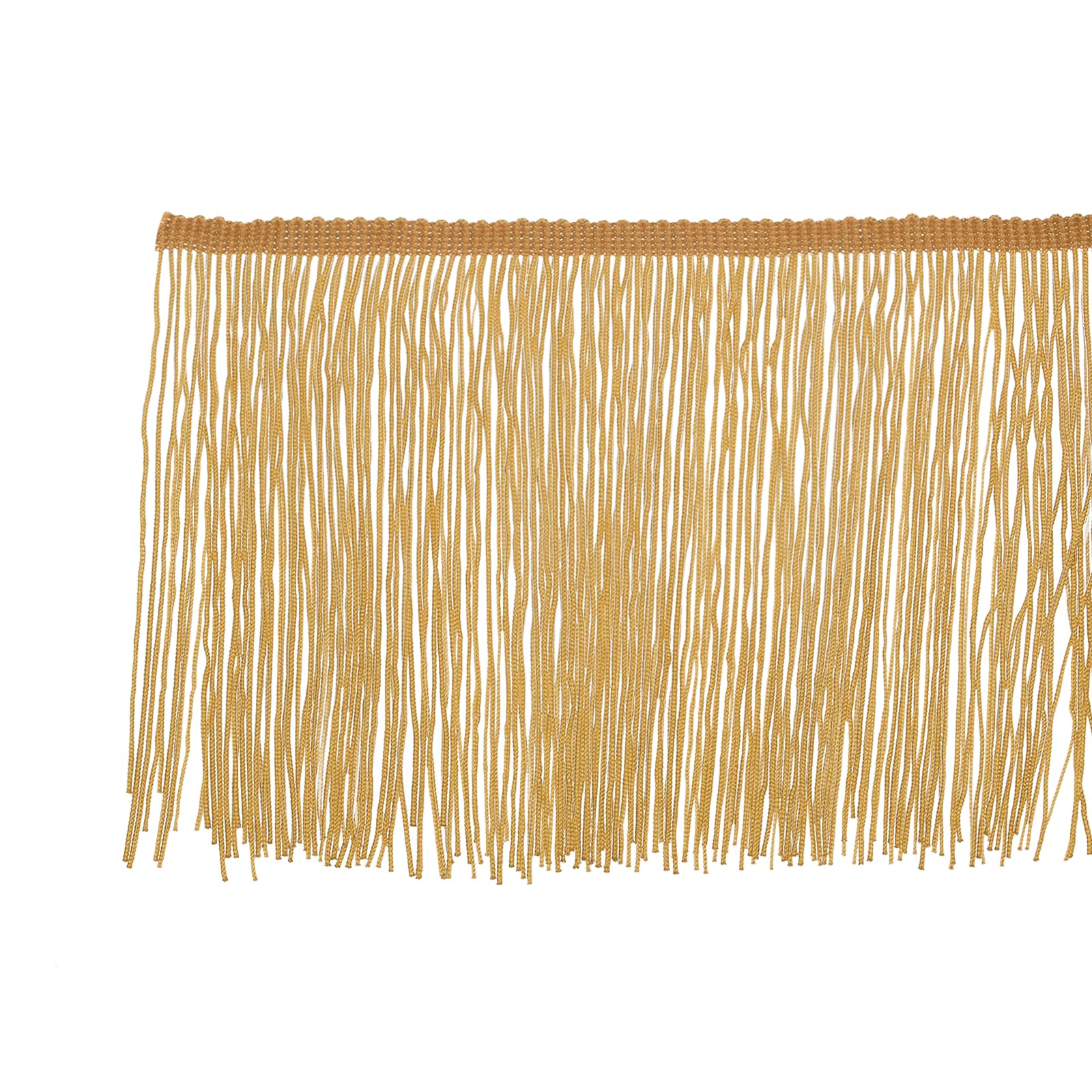 PATIKIL 10 Yards 6 Inch Fringe Trim Tassel Sewing Trim, Polyester Chainette for DIY Craft Clothing Accessories Latin Wedding Dress Lamp Shade Decoration, Coffee