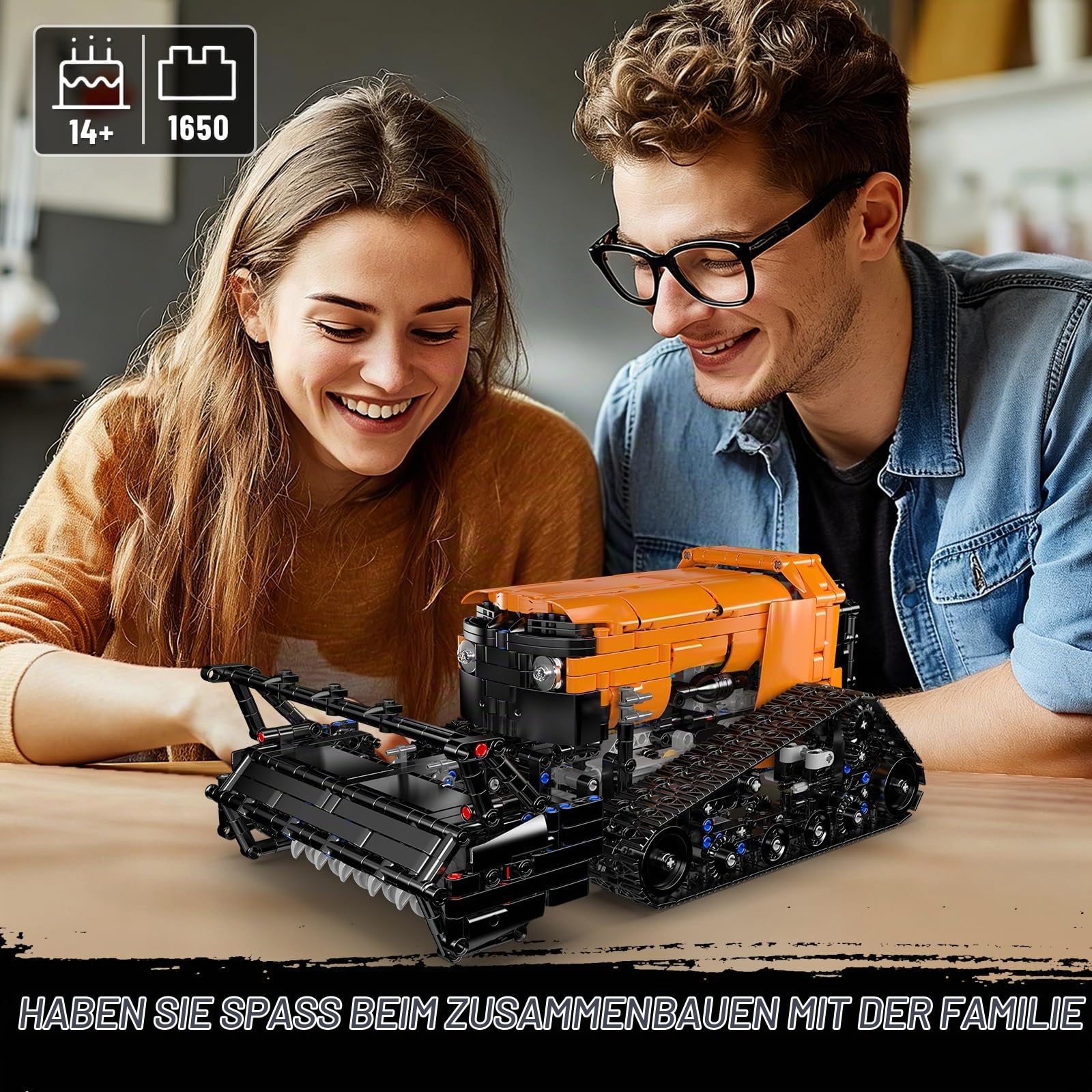 Mould King 17086 Recycling Machine Klemmbausteine Bausteine Kit, APP Fernbedienung Elektrotechnik Fahrzeug Modell Bausatz Set, für Jugendliche im Alter von 14+ (1650+ Teile)