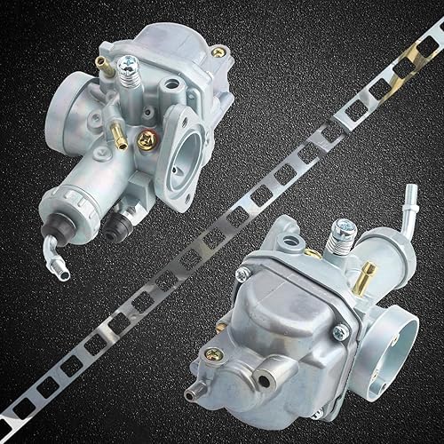 Miniatura 6 de Carburador YFM125 para Yamaha Breeze 125 1989-2004, YFM125 Grizzly 125 2004-2013 con colector de admisióninterruptor de válvula de combustible