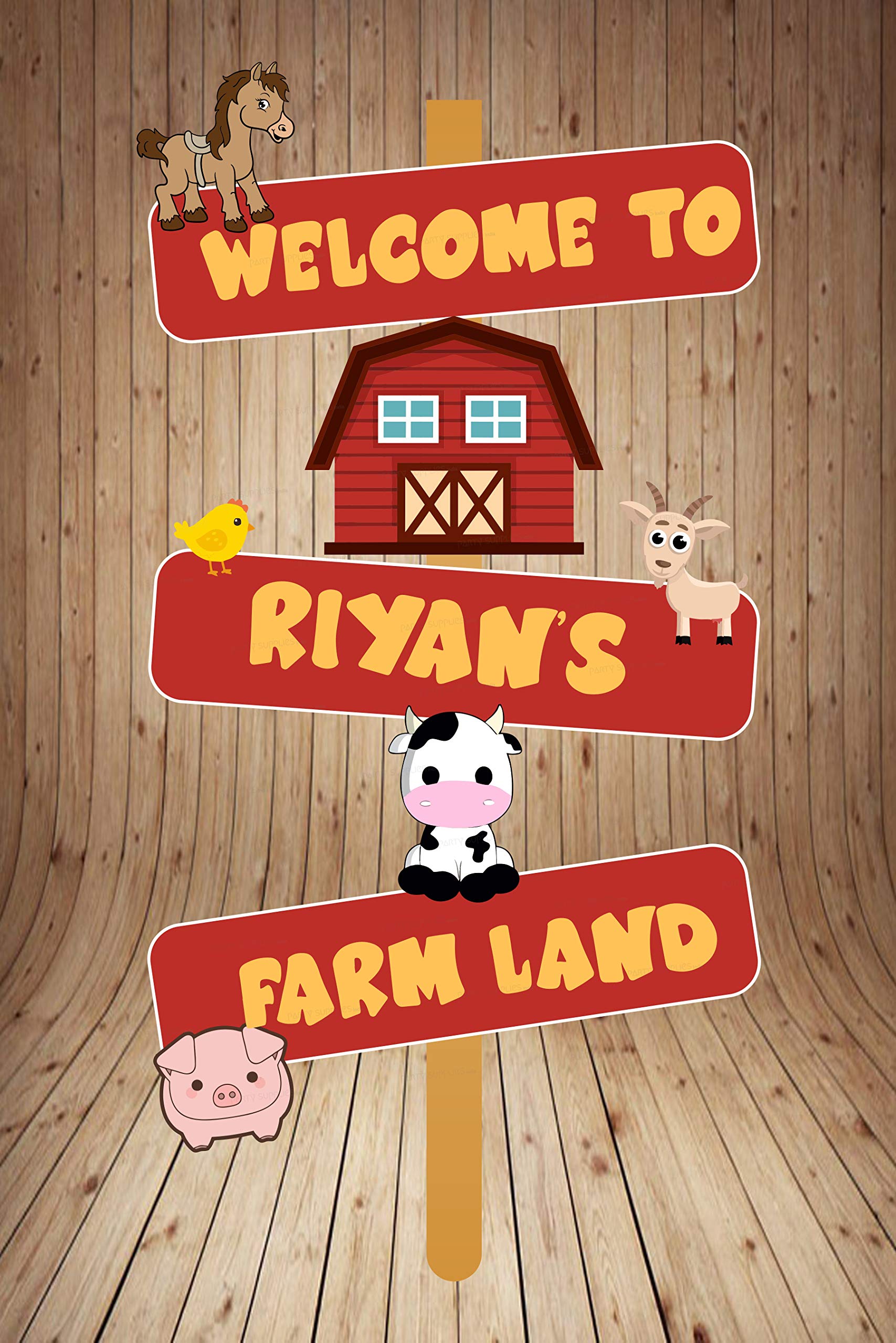 Buy Party Supplies India Made in India Farm Theme Door Online at