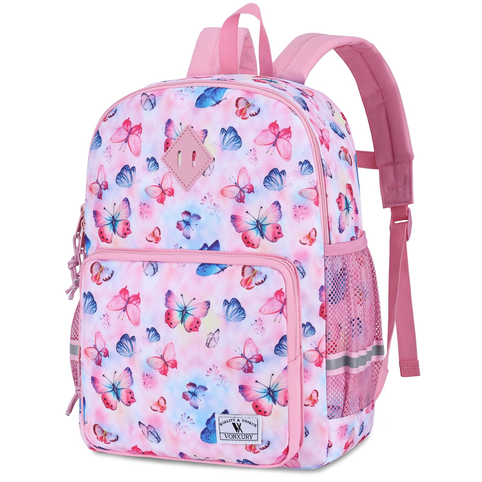 VX VONXURY Zaino per Bambini, Zaino Scolastico Leggero Zaino Prescolare Borsa per Libri Resistente All'acqua con Cinturino Pettorale per Ragazzi e Ragazze