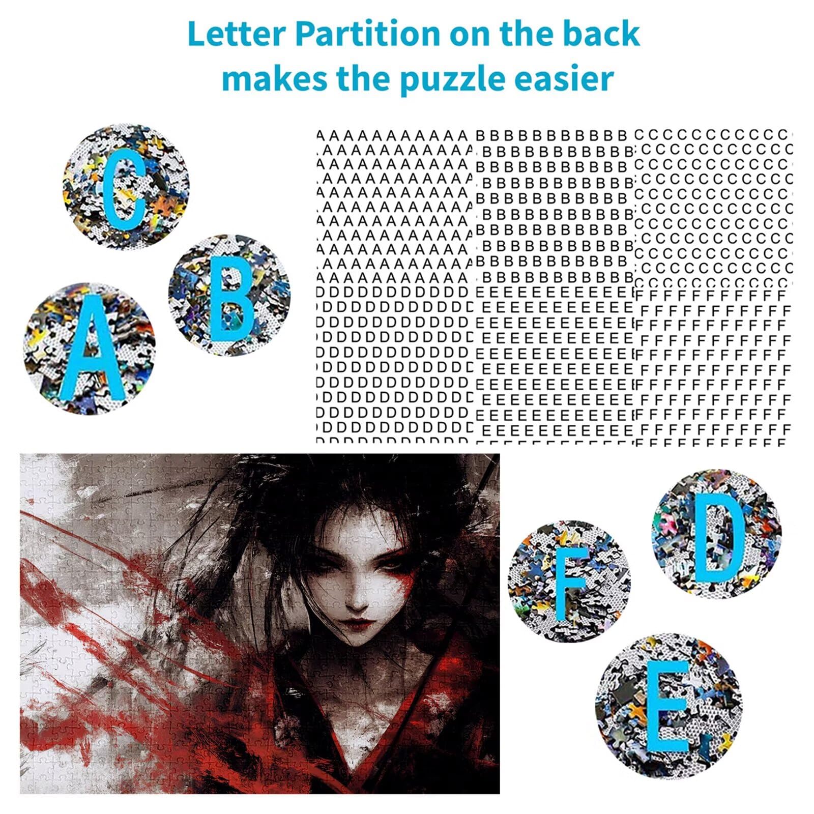 Puzzle 3000 elementów Japonia puzzle dla dorosłych kobiet 122 x 81 cm unikalne rzemiosło klasyczne 3D drewniana układanka do rodzinnych gier biznesowych, układanka do samodzielnego wykonania nawet do