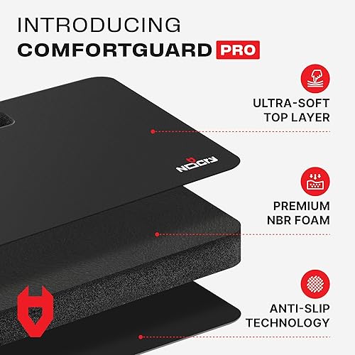 Miniatura 2 de NoCry - Almohadilla para rodillas para jardín extra gruesa profesional  Recubrimiento antideslizante de alta resistencia, cojín de espuma de alta