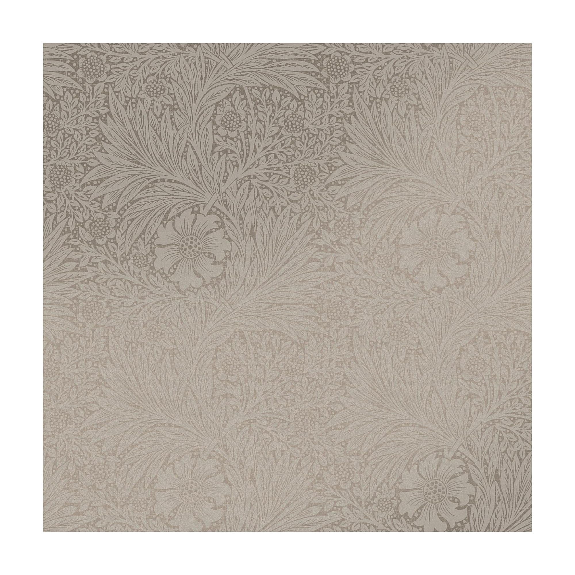 William Morris At Home Beige Marigold Fibrous Neutral Wallpaper | Paste The Wall | Floral | Eco-Friendly