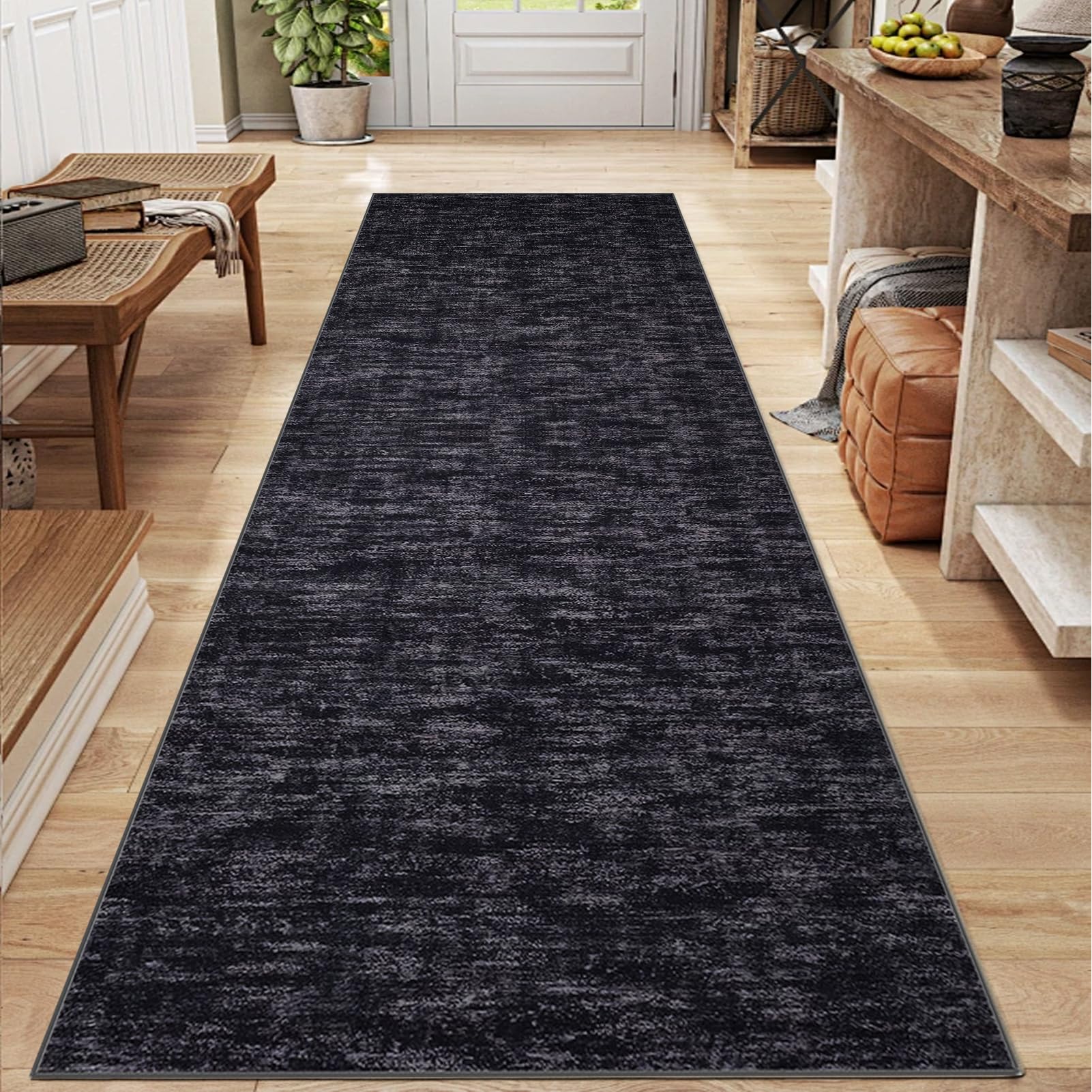 Hallway Runner Rug Non Slip 90 x 180 cm Long Hall Runner Kitchen Rug Washable Heavy duty Corridor Rugs Absorbent Short Pile Narrow Carpet Runner for Entryway Sink Hallways Dining Areas Carpets โ image 1