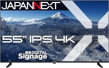 [Amazon.co.jp Limited] 55-inch IPS Panel, 4K (3840 x 2160) Resolution, Large LCD Monitor, JN-i55U-M, HDMI, HDR, Video/Audio Input, Component Input, Optical Audio Out, USB Memory Playback, Remote
