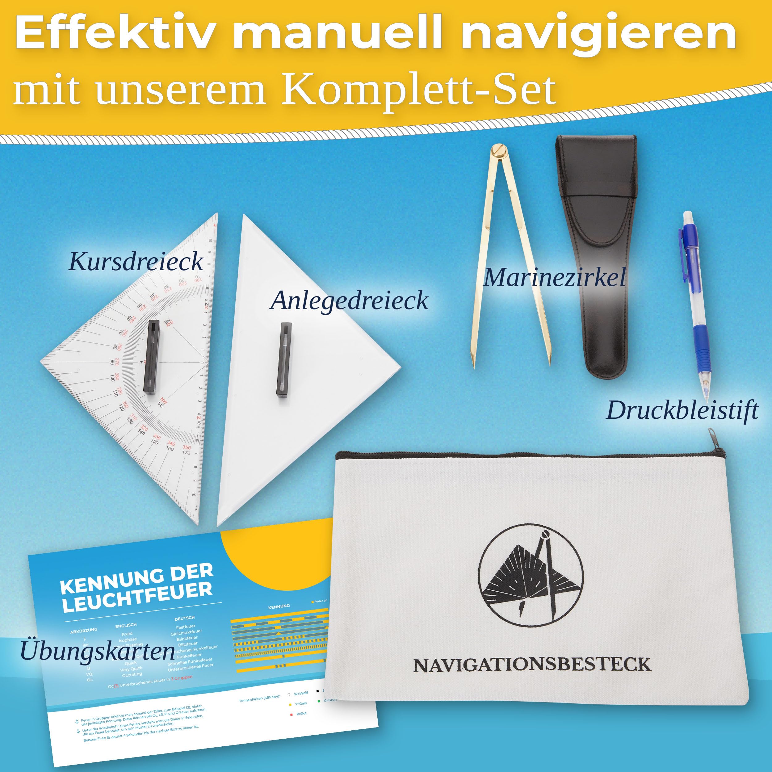 Kit De Navigation Pour Permis De Bateau De Sport SBF See & Intérieur Et SKS