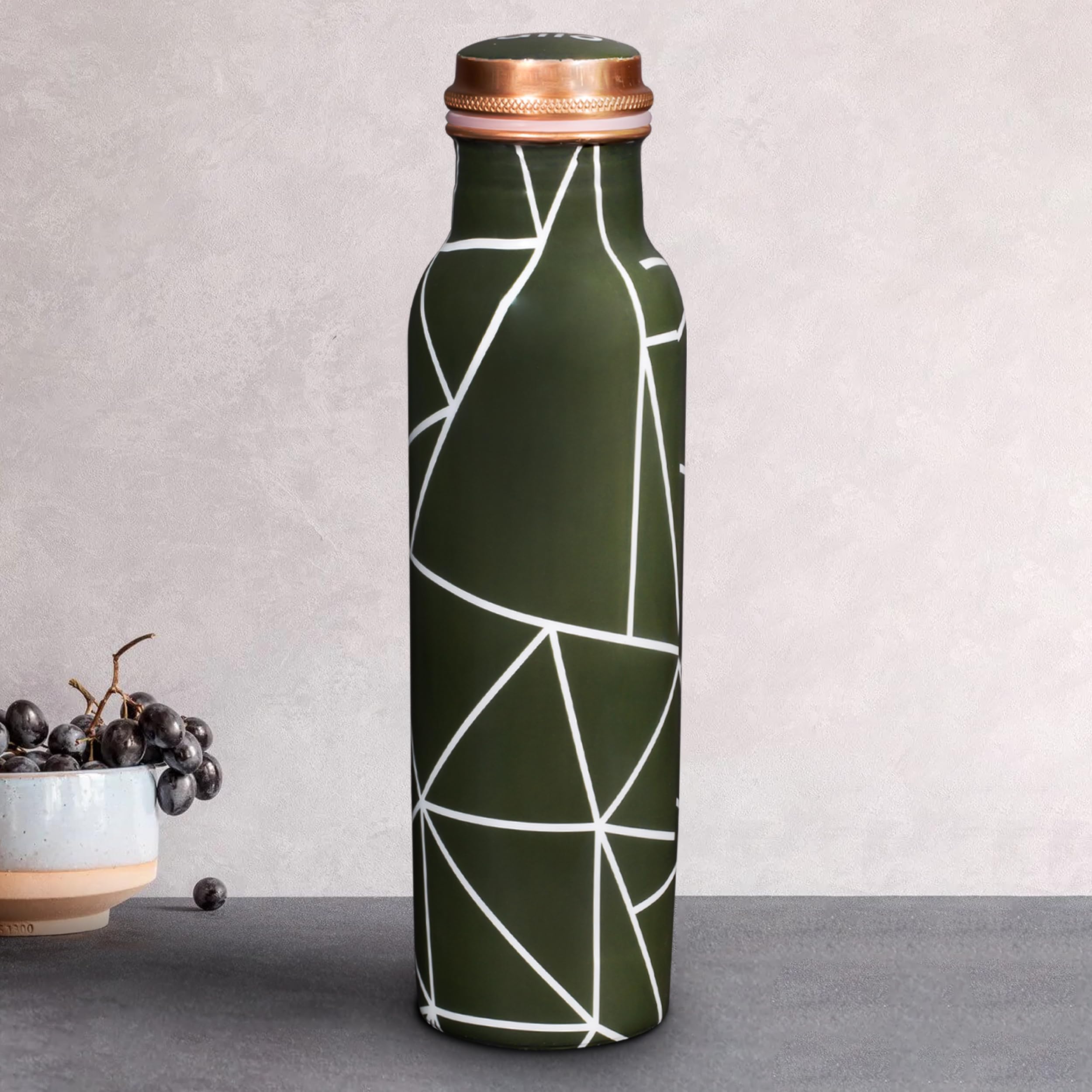 Allo Pure Copper Water Bottle - 1L Leakproof -10