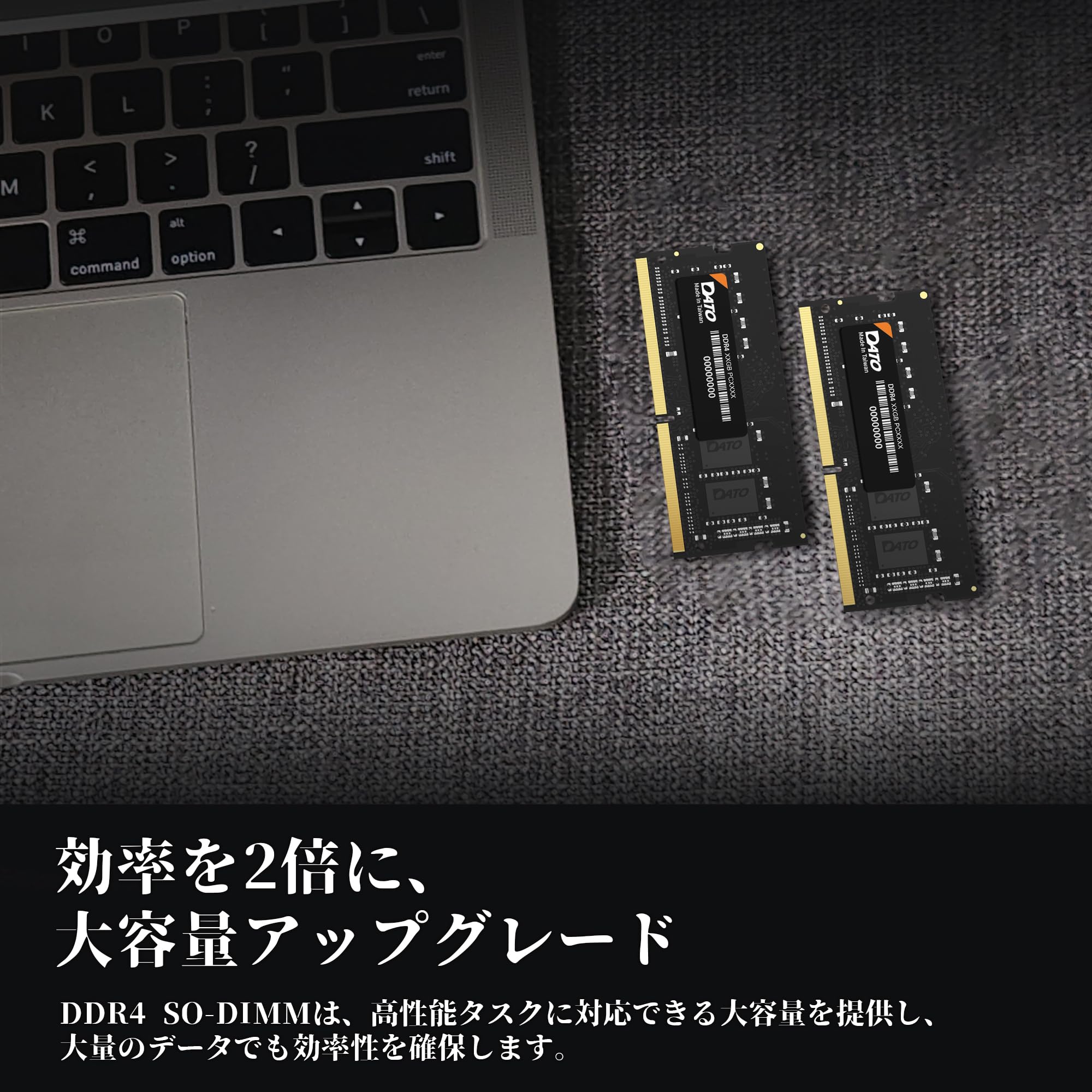 Amazon.co.jp: DATO 32GB RAM DDR4 3200MHz PC4-25600 CL22 SODIMM 1.2