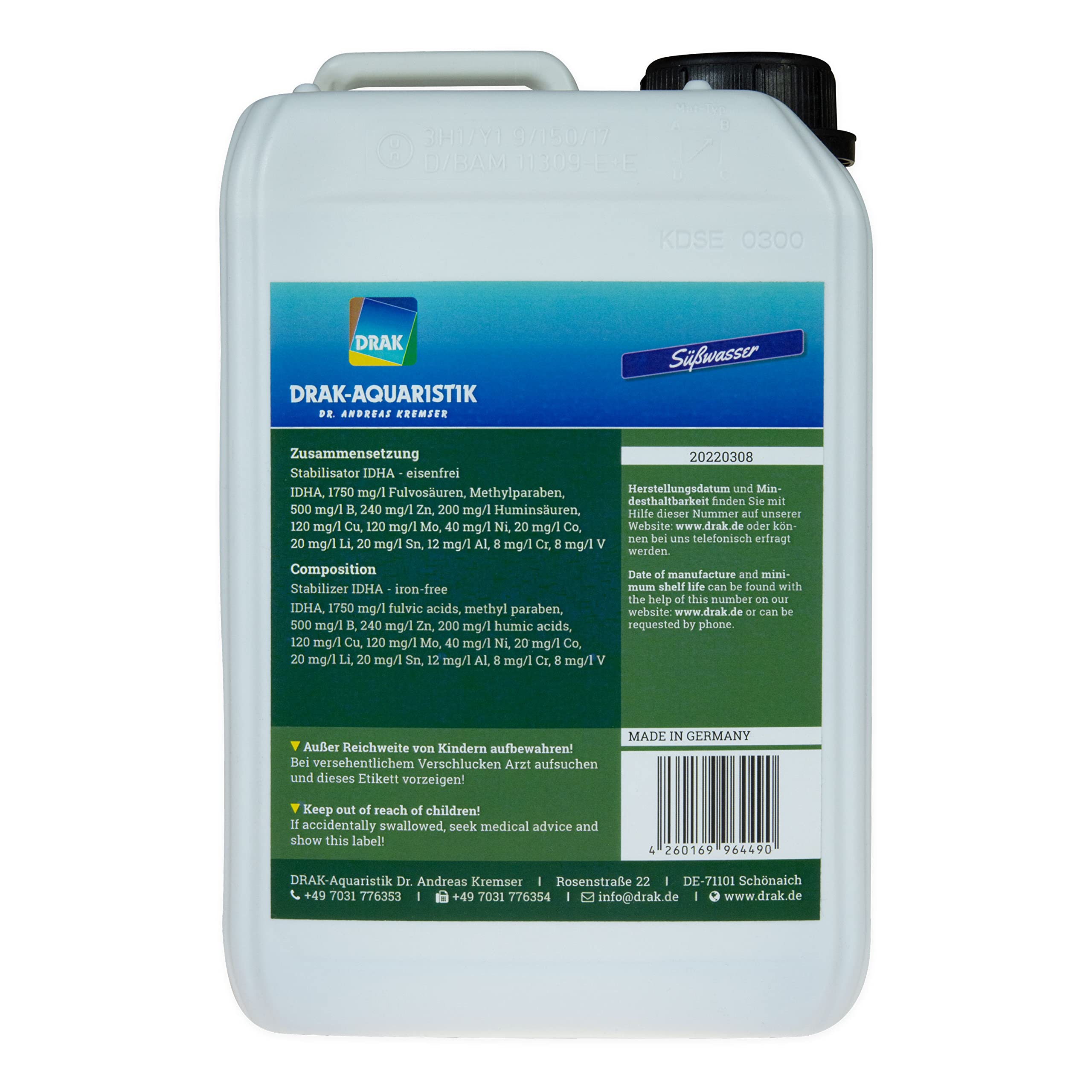Nutridrakon - Spurennährstoffe 3,0 l Kanister