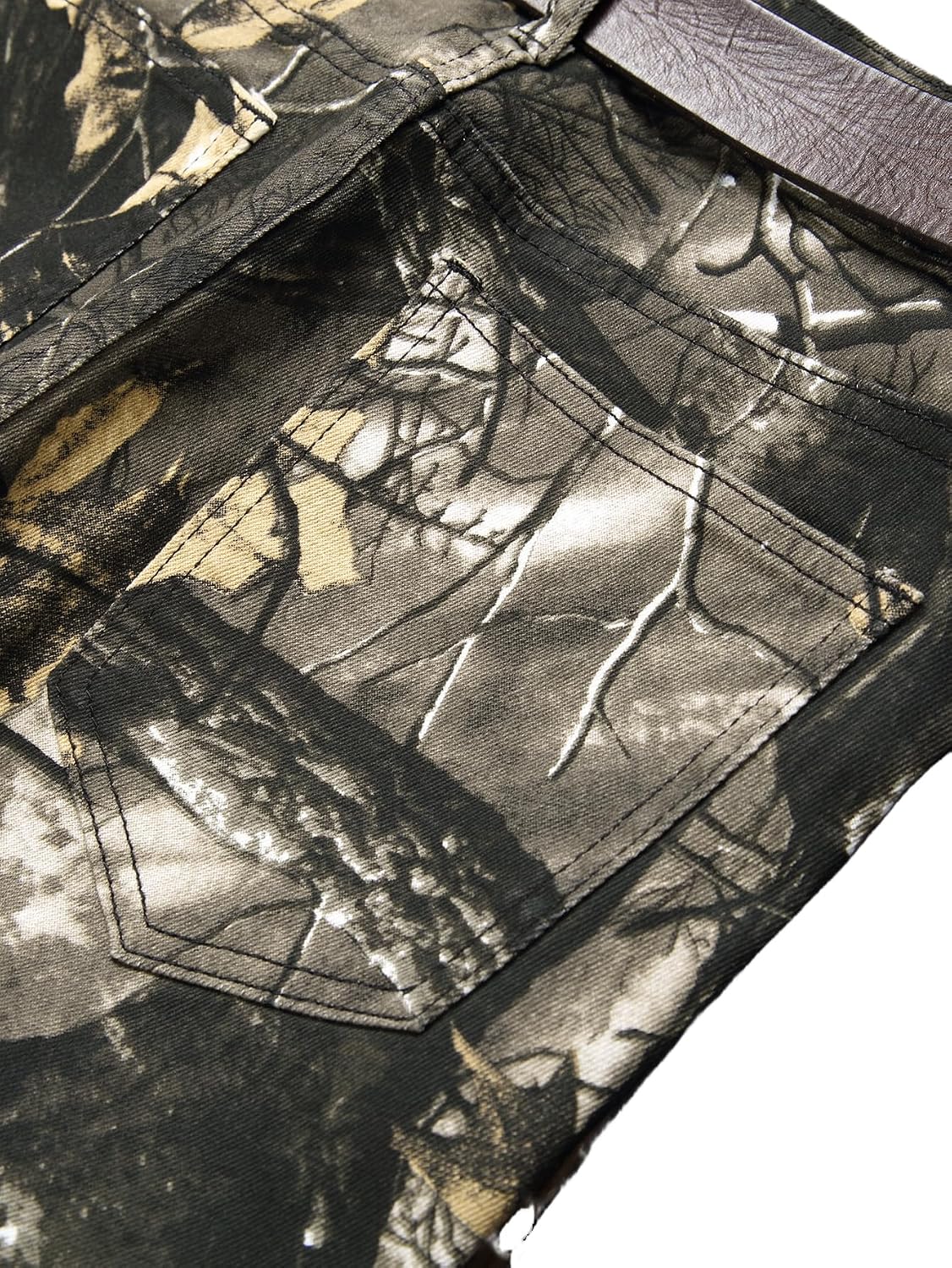 Men's Slim Fit Stretch Jeans Ripped Skinny Distressed Denim Pants