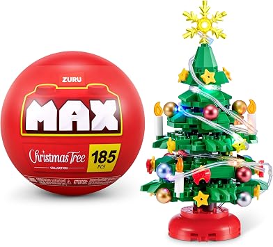 Max Build More Premium Bricks LED Christmas Tree by ZURU