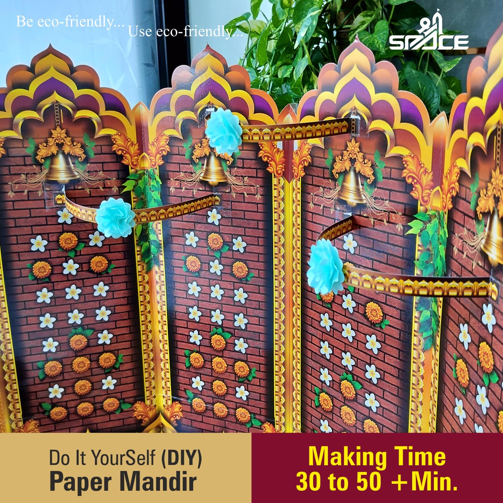 Homemade Ganpati Decoration Ideas With Paper