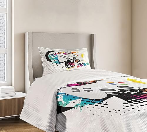 Miniatura 6 de Lunarable - Colcha multicolor disponible en diferentes tamaños y con diferentes estampados