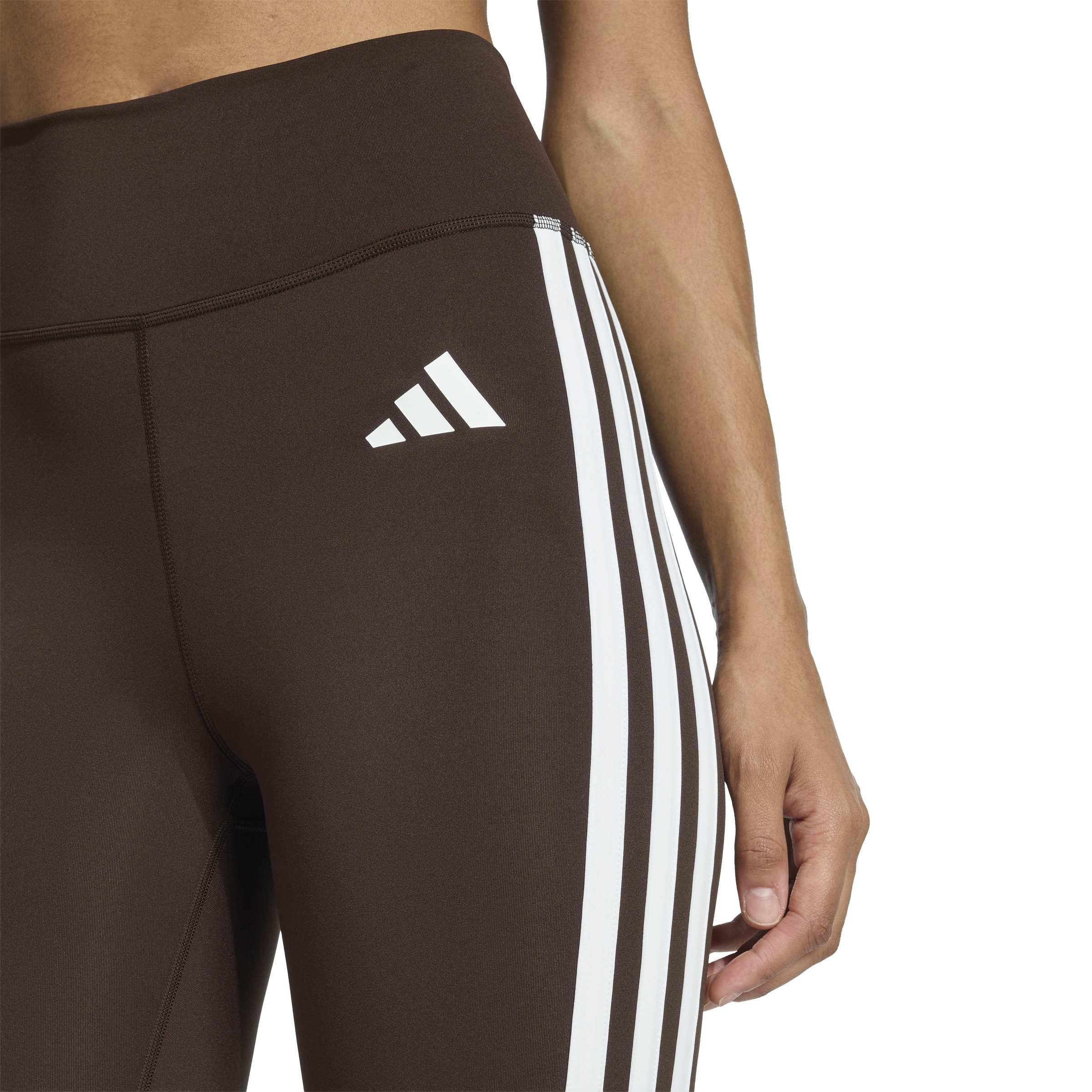 Adidas Damen Strumpfhose (1/1) Optime Essentials 3 Stripes Flared Leggings