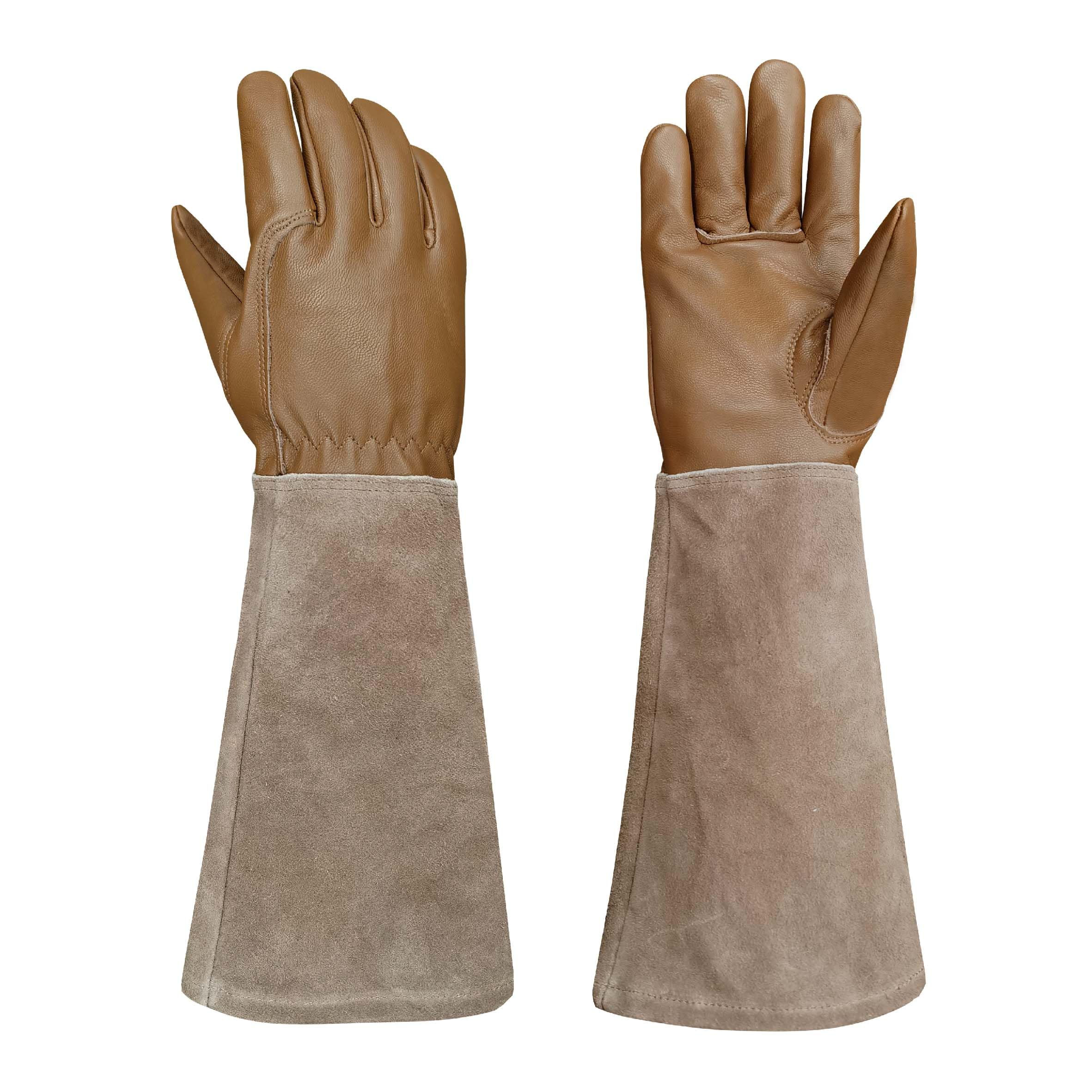 Rose Pruning Gloves with Forearm Protection (Embroidery Design)