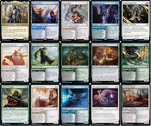 Miniatura 2 de Elite Commander Gorion Adventures Deck - Bant - Verde Azul Blanco - EDH - Gorion, Wise Mentor - 100 cartas - Magic The Gathering Deck - Muy fuerte