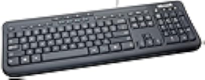 Wired Desktop 600 (Black) - Wired Keyboard and Mouse Combo. USB Connectivity. Spill Resistant Design. Plug and Play