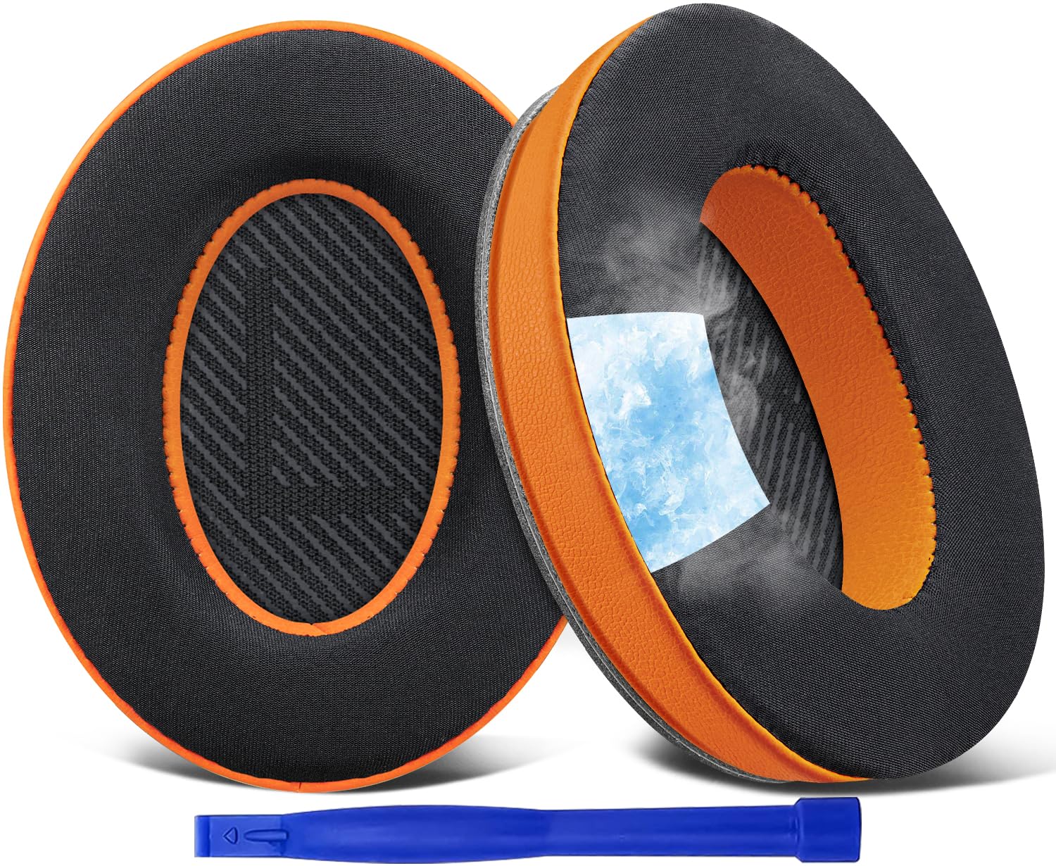 SoloWIT Cooling-Gel Replacement Ear Pads for Bose QuietComfort 35 (QC35) and Quiet Comfort 35 II (QC35 II) Over-Ear Headphones, Earpads Cushions with
