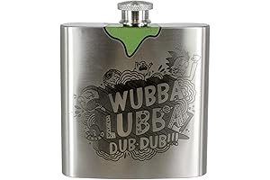 Paladone Rick's Wubba Lubba Dub Hipflask: The Perfect Rick and Morty Collectible for Fans