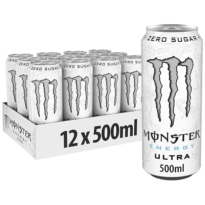 Buy 48 x Monster Energy Drink Ultra White Cans (48 x0,5L) Sugar Free